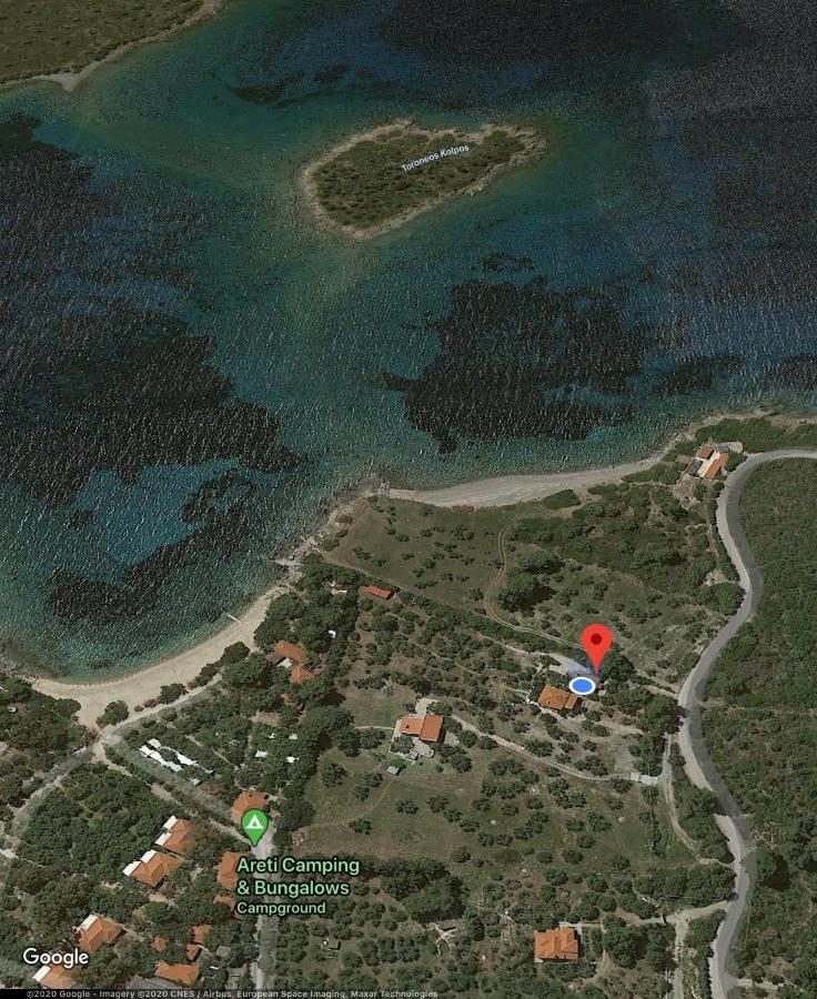Hidden Gem Sithonia Villa Metochi Agias Kiriakis Kültér fotó